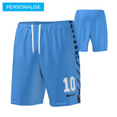 STRIDE SHORTS 9 - SKY BLUE